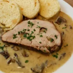 Bravčové stehno na hubách