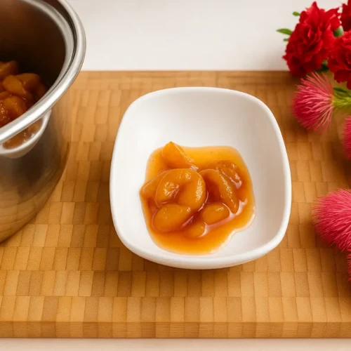 Broskyňový kompót