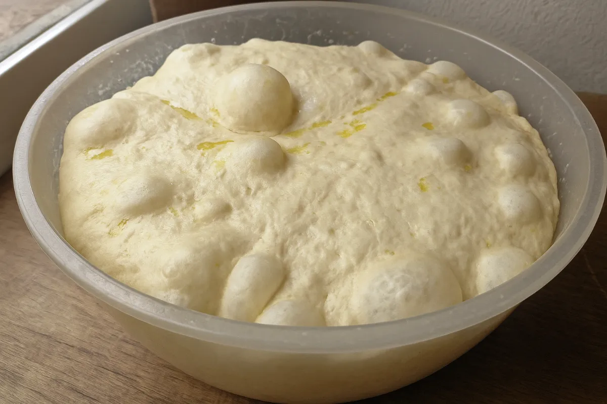 Cesto na pizzu bez miesenia