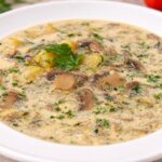 hubová polievka so zemiakmi