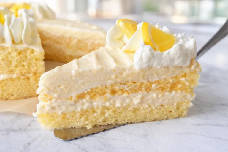 Citrónová torta bez masla