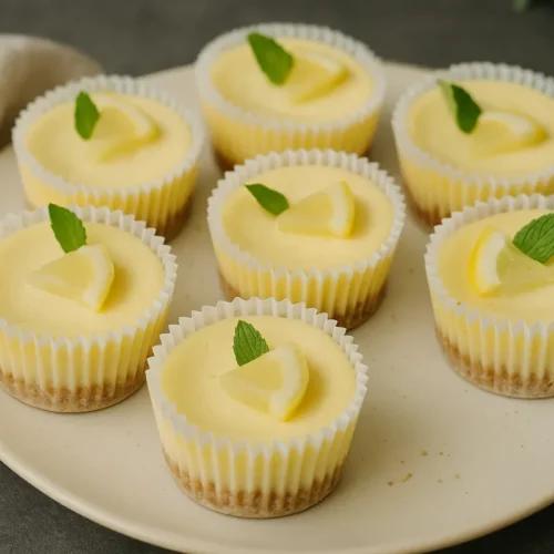 Citrónové košíčky s mascarpone