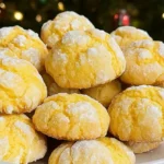 Citrónové popraskané sušienky