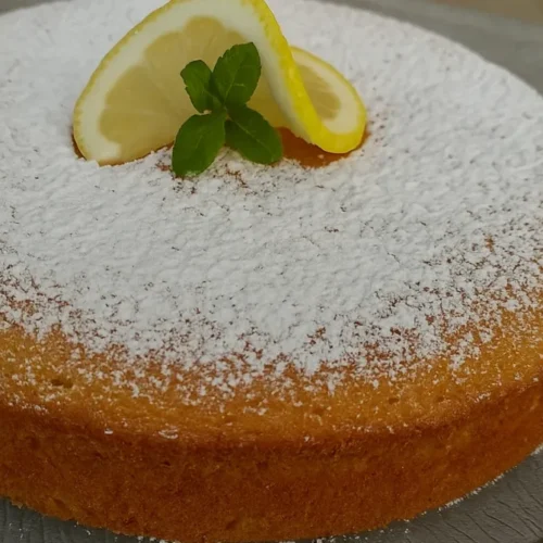 Citrónový koláč bez múky