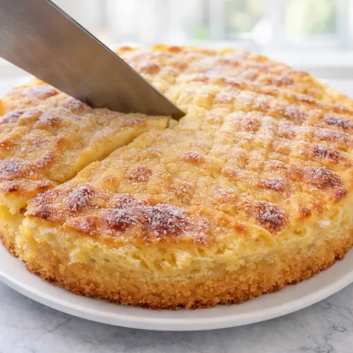 Citrónový koláč s krémom