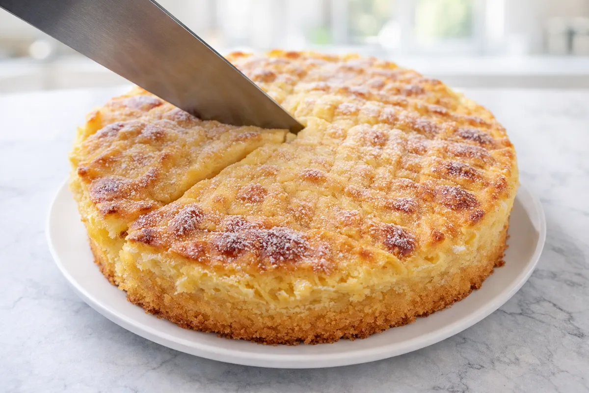 Citrónový koláč s krémom