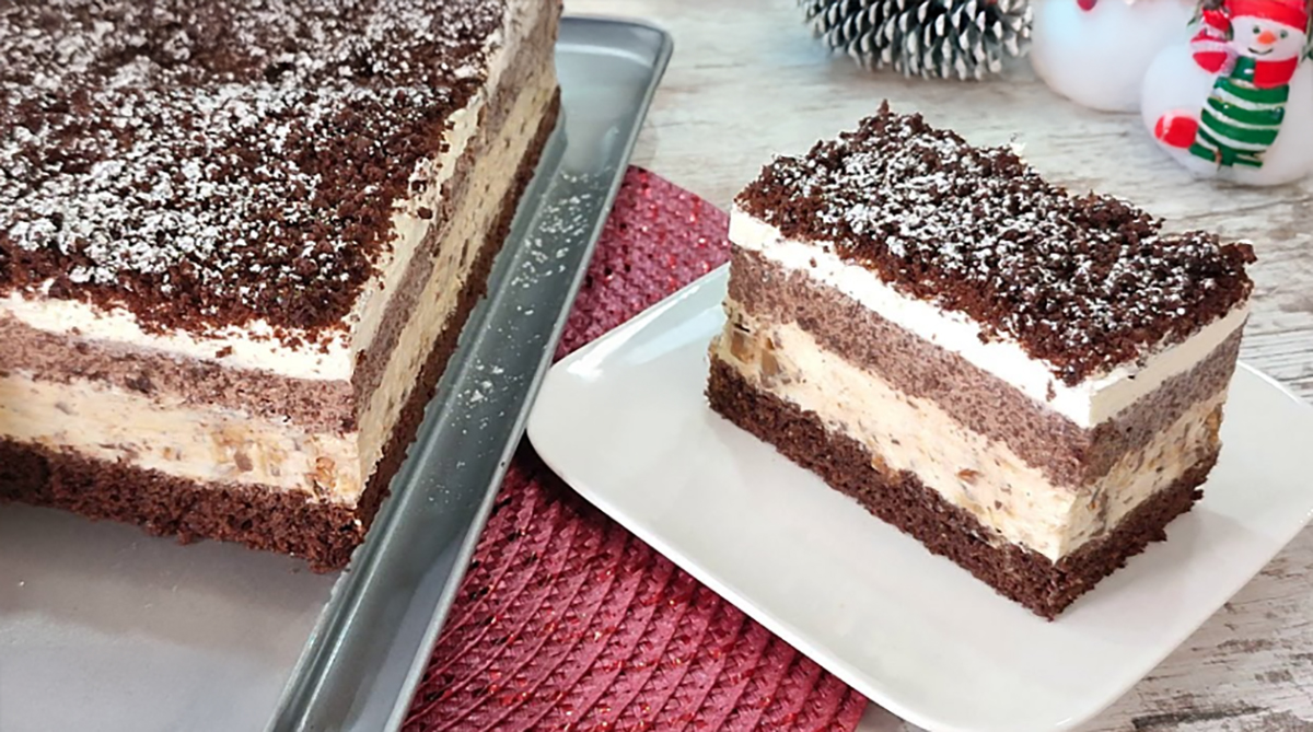 Čokoládová SNICKERS torta
