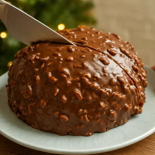 Čokoládová arašidová torta