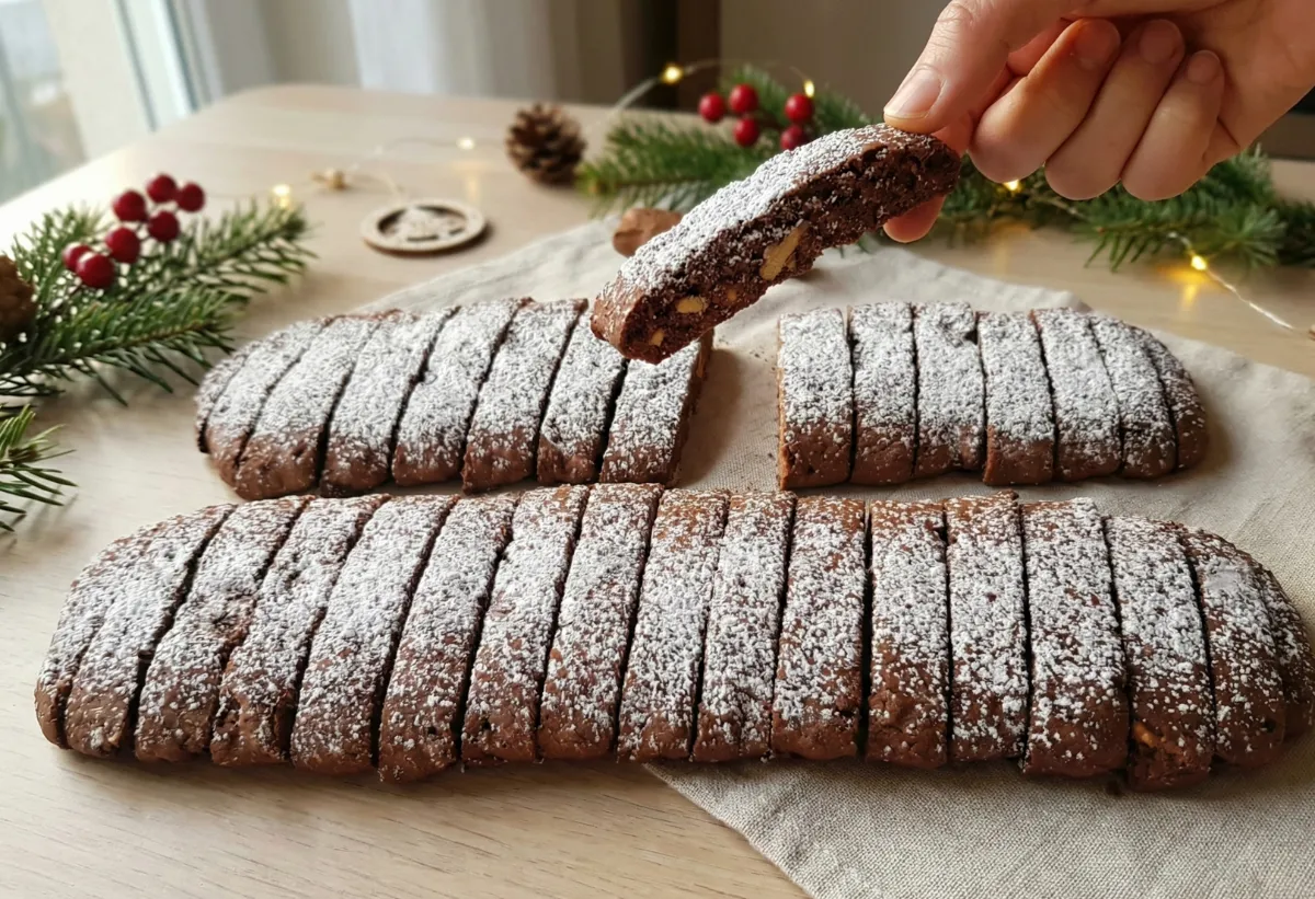 Čokoládové biscotti