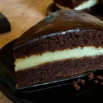 Čokoládový koláč s pudingom