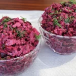 Cviklový šalát s vajíčkom