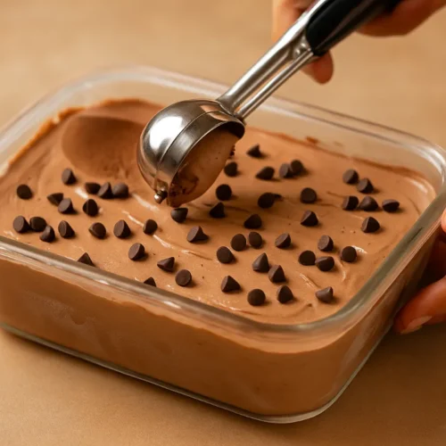 Domáca čokoládová zmrzlina