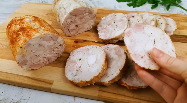 Domáca kuracia saláma