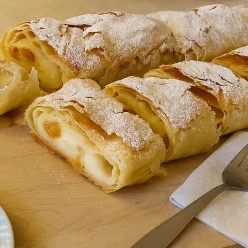 Domáca ťahaná štrúdľa