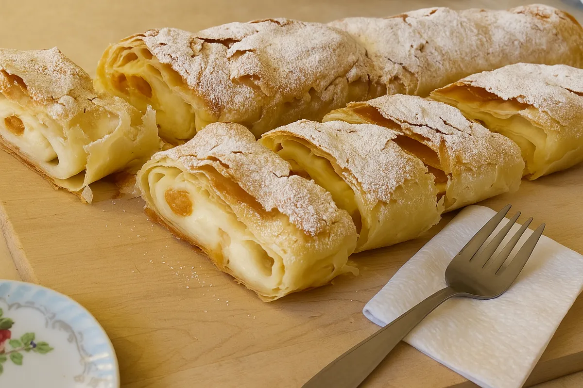 Domáca ťahaná štrúdľa