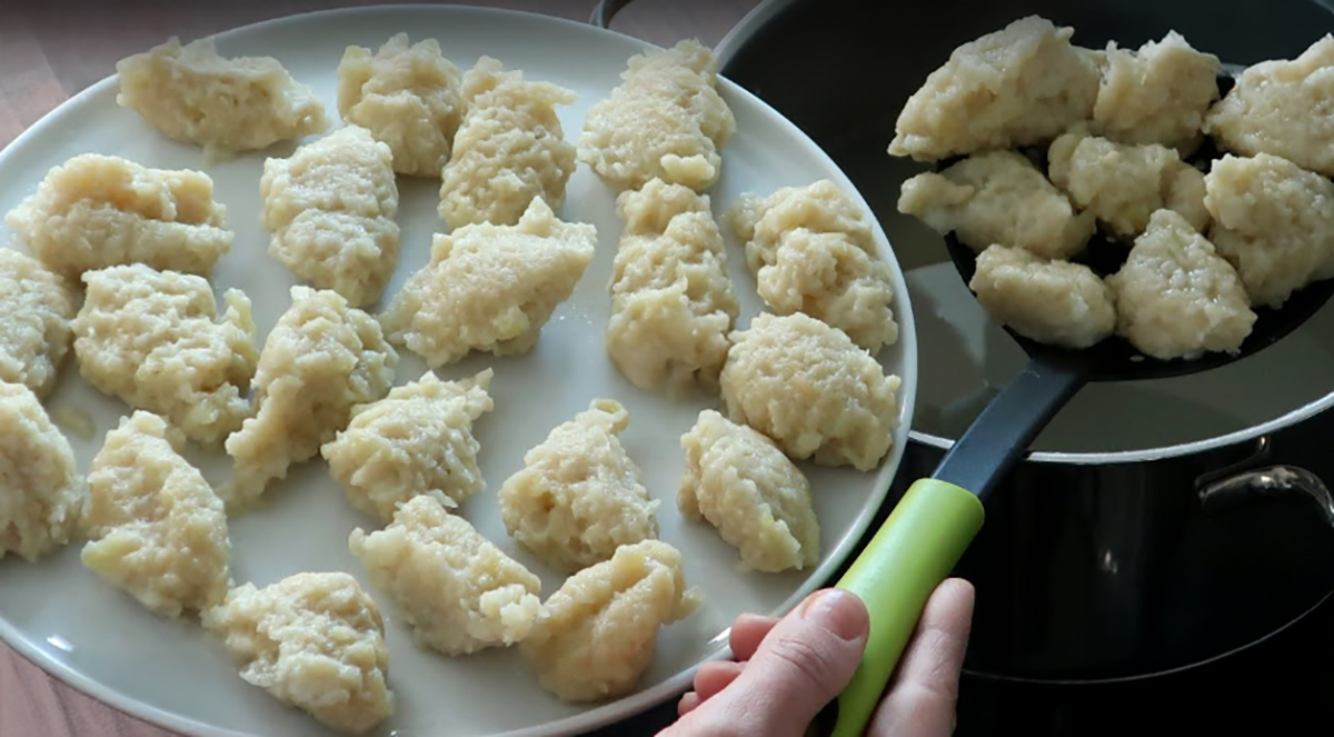 Domáce chlpaté knedle