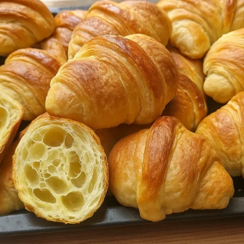 Domáce maslové rožky