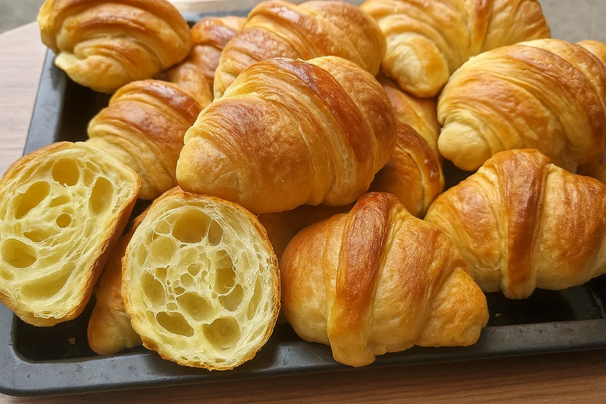 Domáce maslové rožky