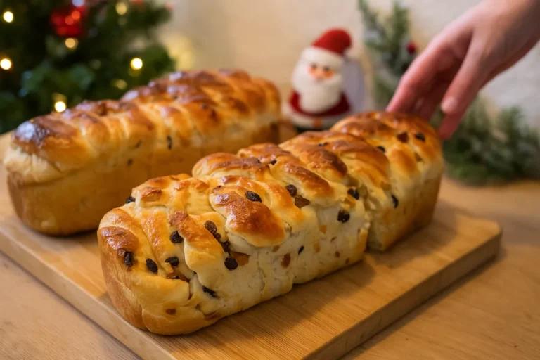 Extra maslová vianočka s hrozienkami