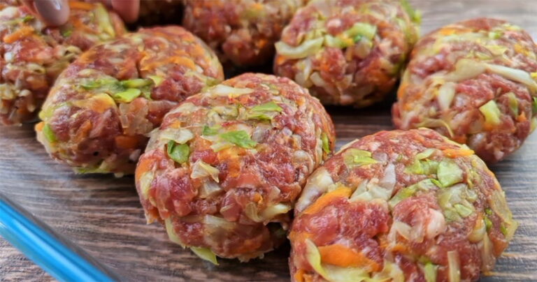 Fašírky z mletého mäsa s kapustou