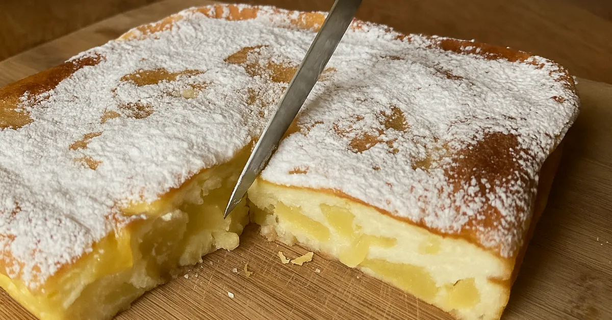 Hrnčekový jablkový koláč