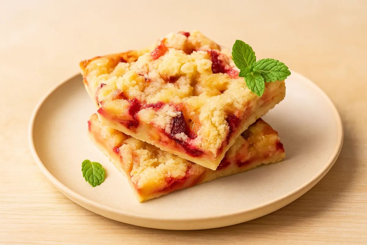 Slivkový koláč s posýpkou