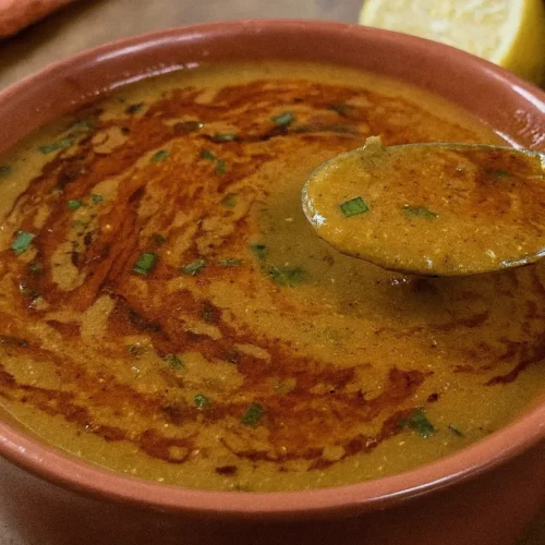 Hustá šošovicová polievka