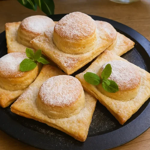 Jablkové koláčiky z lístkového cesta