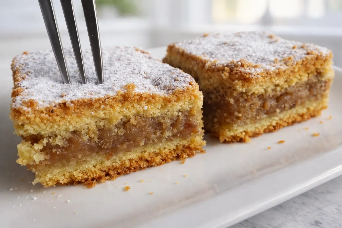 Jablkový koláč s orechmi