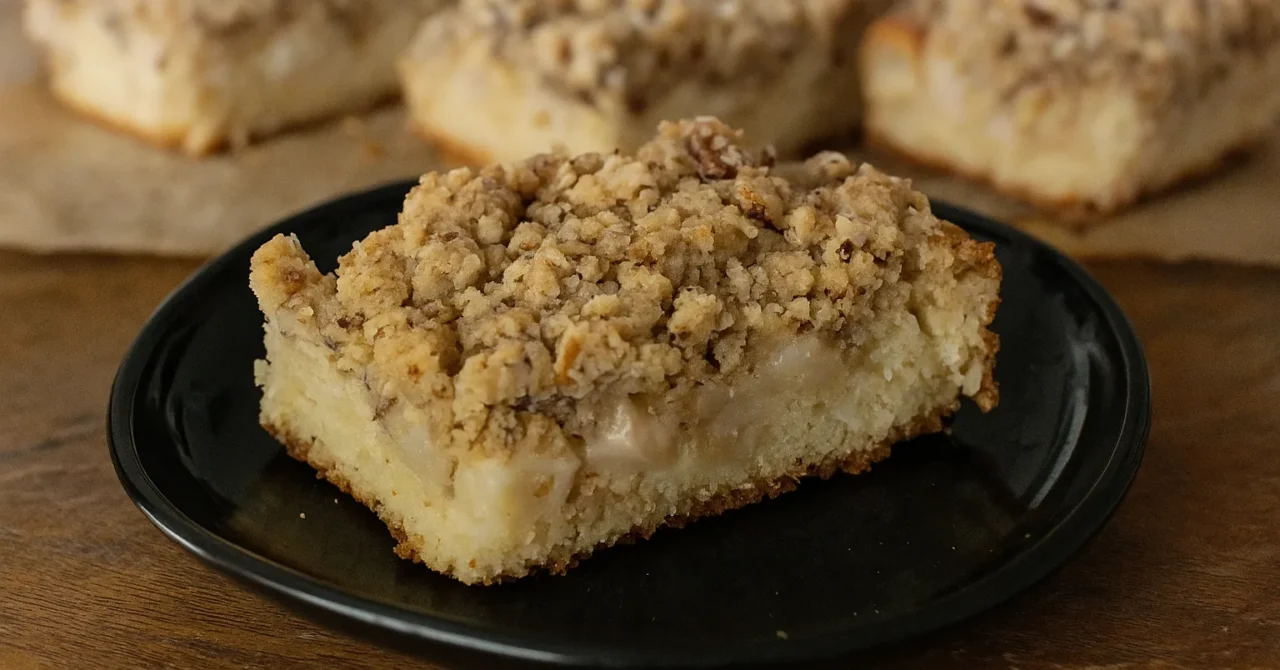 Jablkový koláč s orechovou mrveničkou