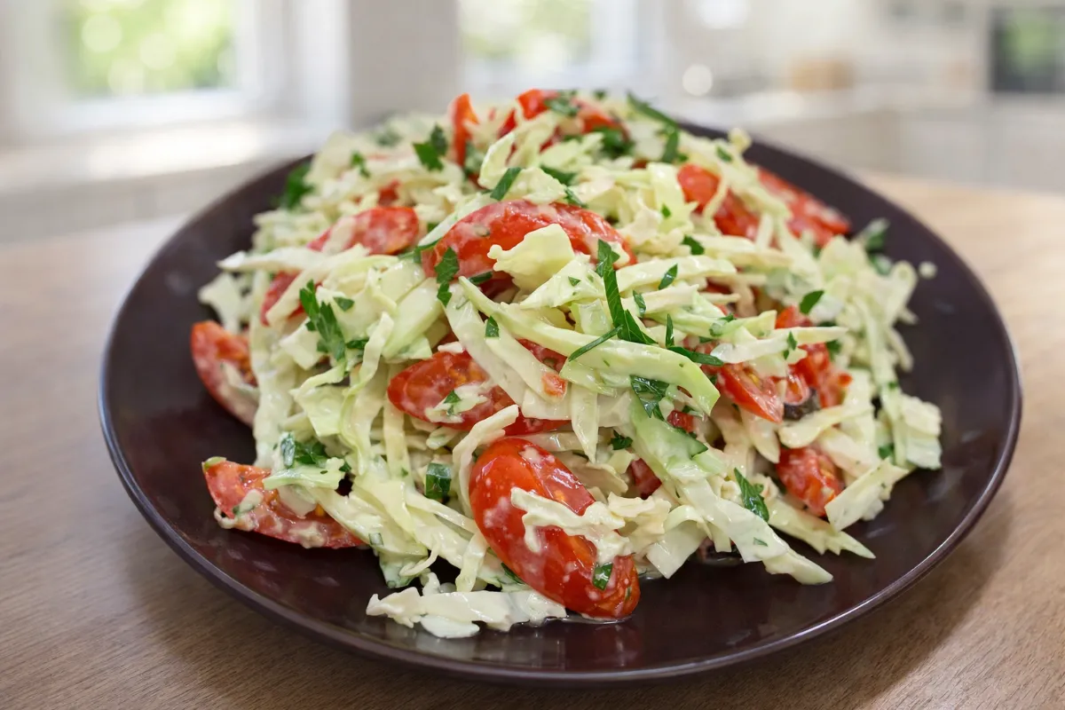 Jarný kapustový šalát