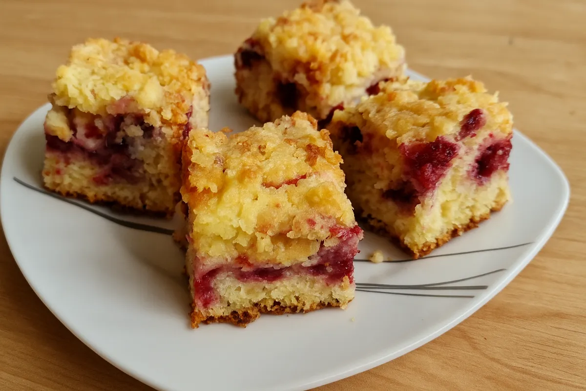 Jogurtový koláč s posýpkou