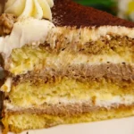 Kávová torta s tvarohom