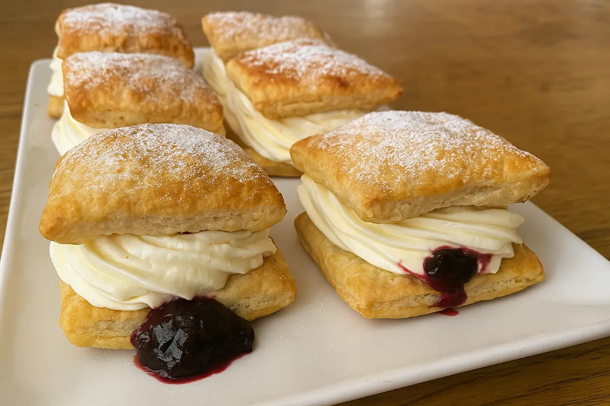 Krémeš z lístkového cesta