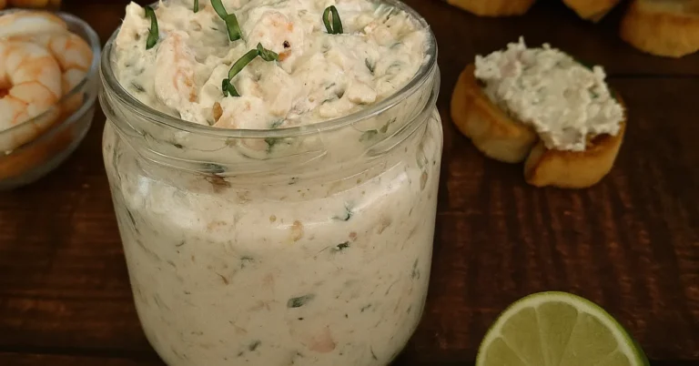 Krémová krevetová nátierka