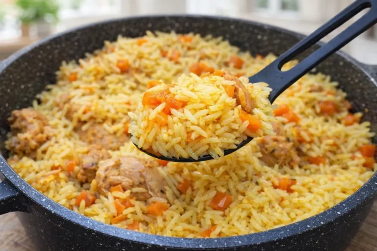 Kura s ryžou z jedného hrnca