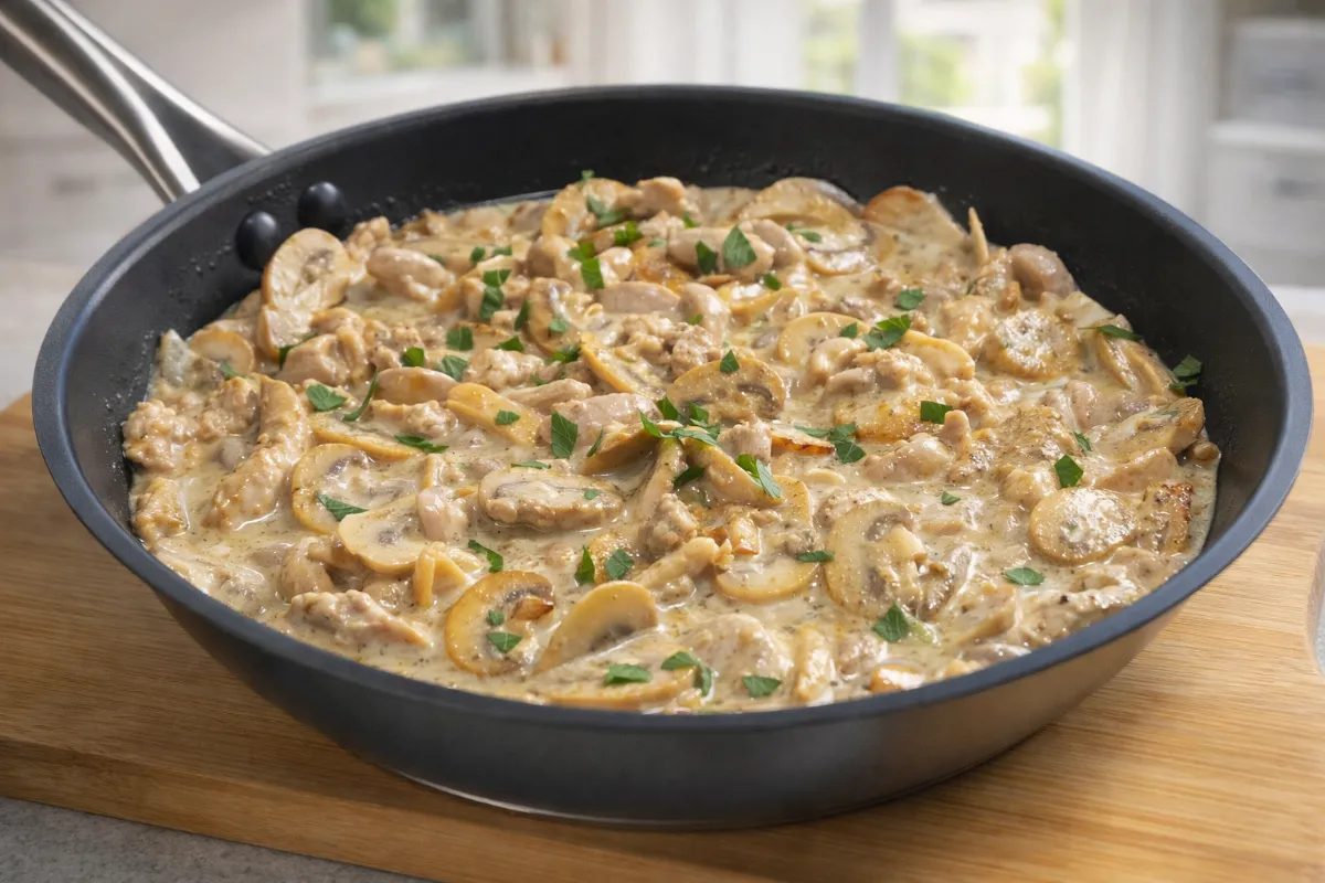 Kurací stroganoff