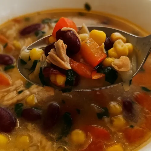 Kuracia polievka so zeleninou