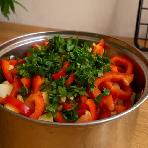 Kuracie mäso so zeleninou z jedného hrnca