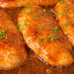 Kuracie prsia na mede a cesnaku