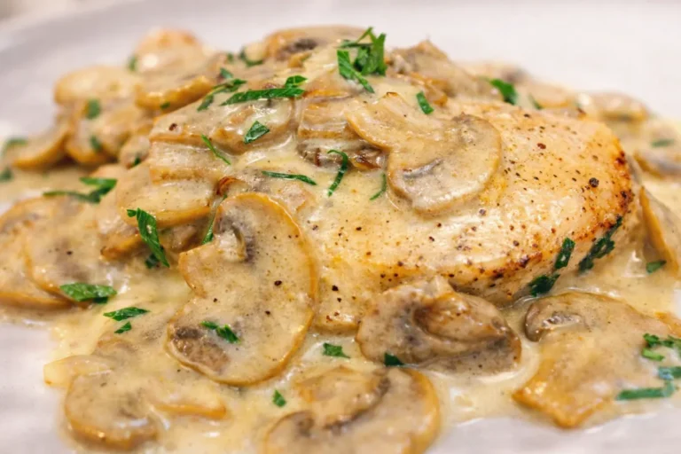 Kuracie prsia na šampiňónoch