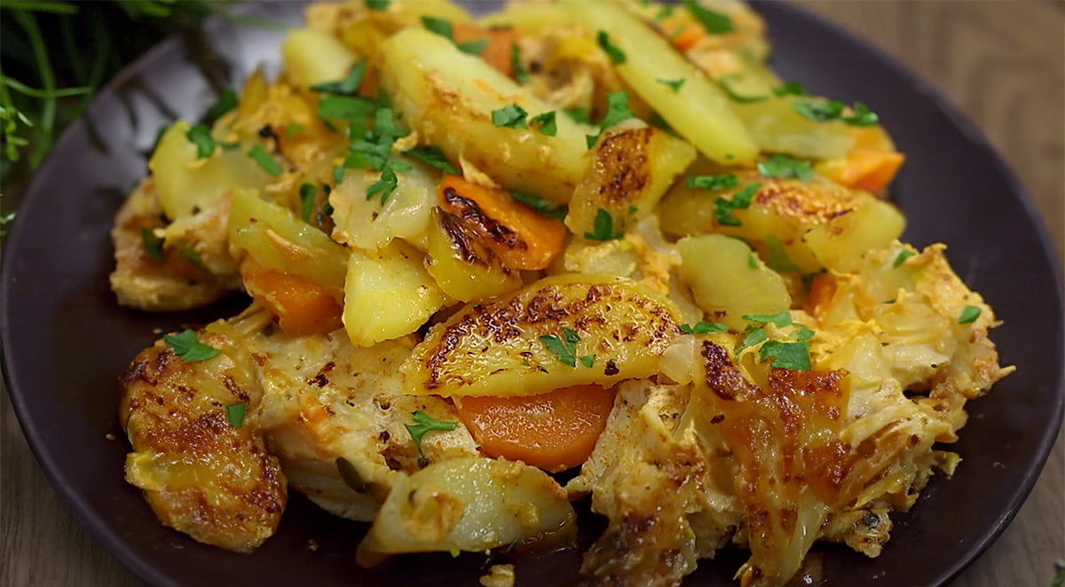 Kuracie prsia so zeleninou