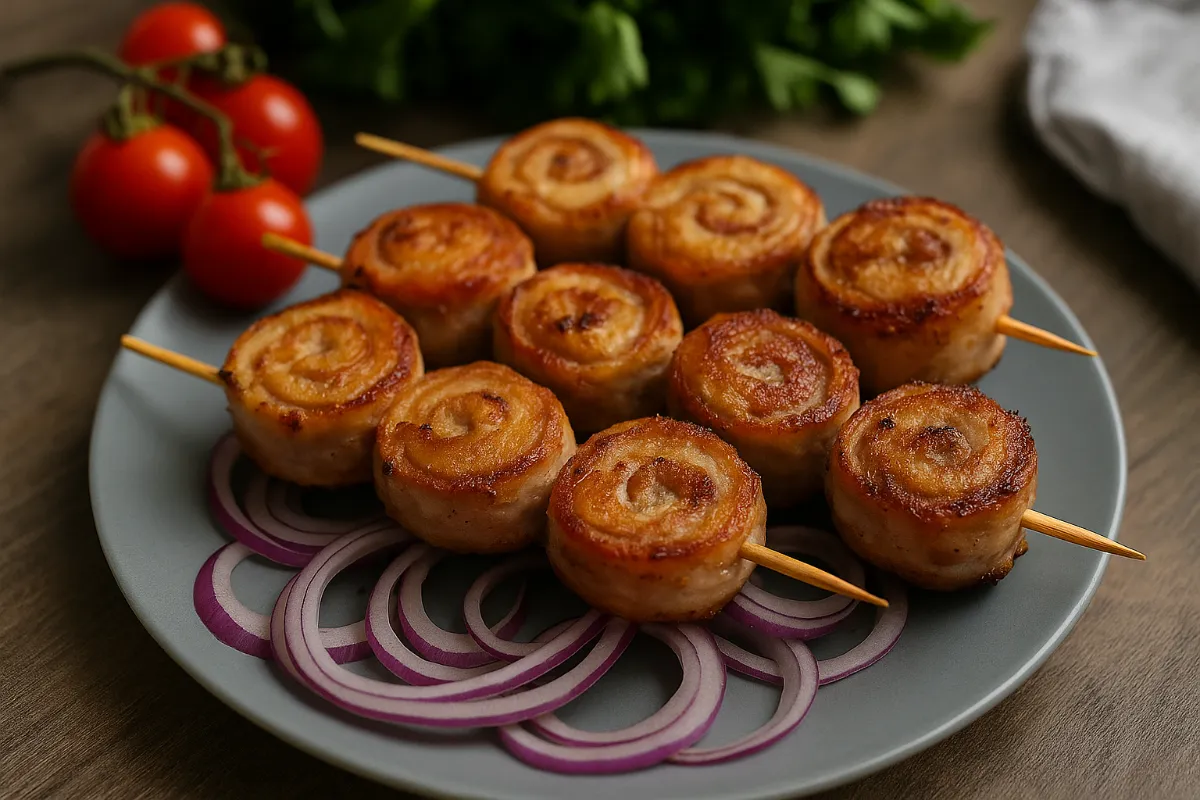 Kuracie špízy so slaninou