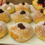 Kysnuté buchty plnené marmeládou