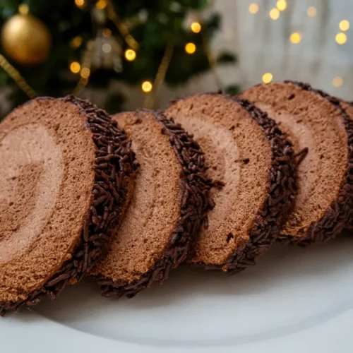 Mascarpone roláda na Vianoce