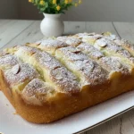 Mriežkovaný koláč s pudingom