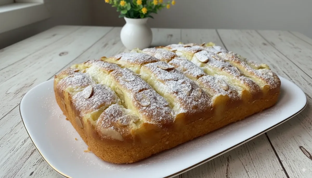 Mriežkovaný koláč s pudingom