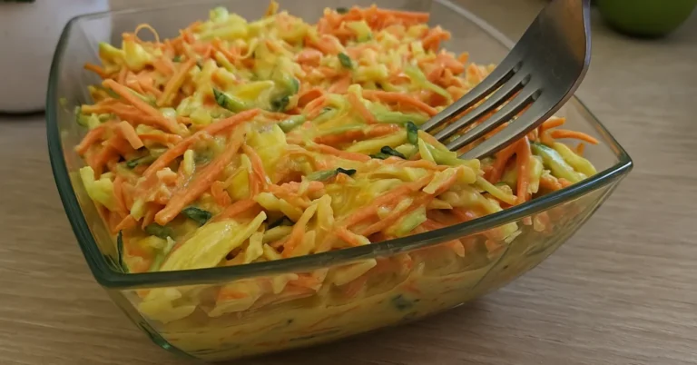 Mrkvový šalát s cesnakom