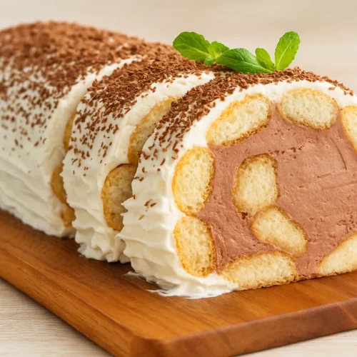 Nepečená Nutellová roláda