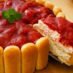 Nepečená jahodová torta s mascarpone